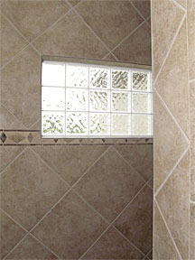 tile shower